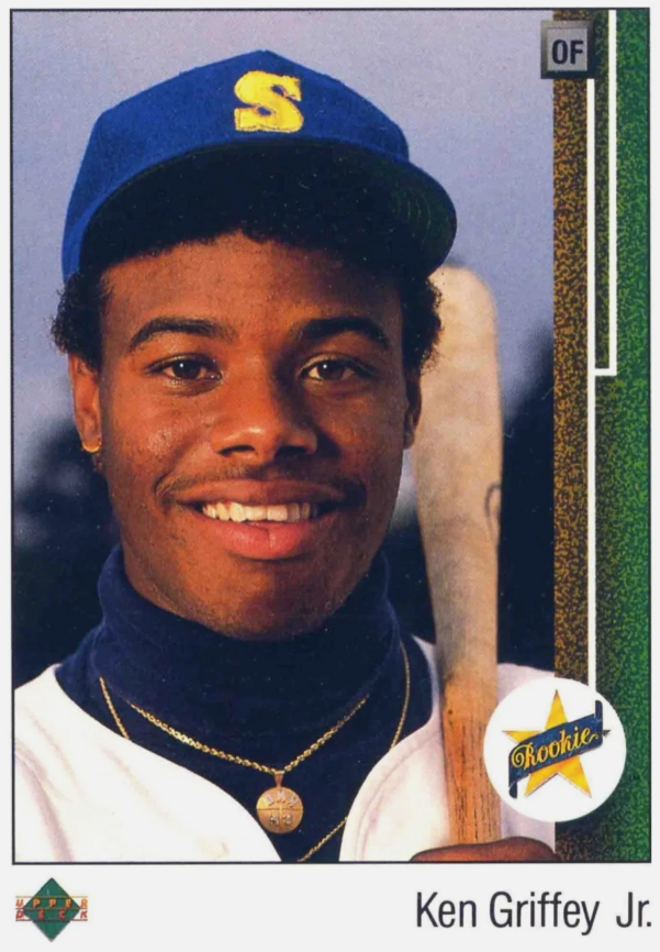 1989 Upper Deck Ken Griffey Jr. rookie card scan